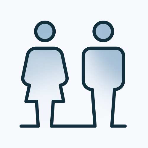 Abbildung Frau und Mann